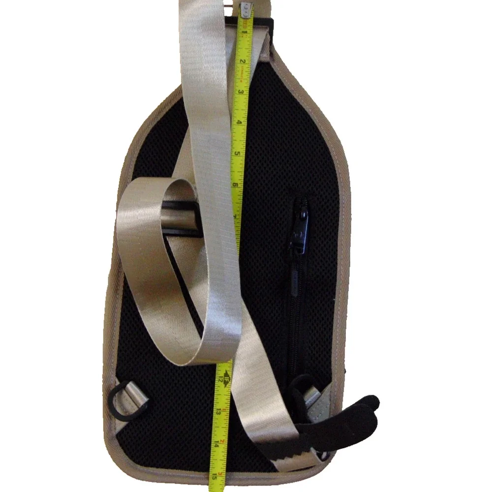 True Religion Pippen Sling Bag Tan Crossbody Backpack Travel TR10614 NWT
